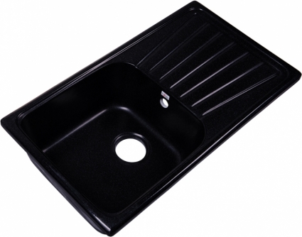 Мойка кухонная Rossinka RS81-46SW black