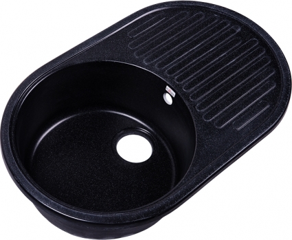 Мойка кухонная Rossinka RS74-46RW black