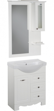 Мебель для ванной Aqualife Design Гент 70 с бельевой корзиной