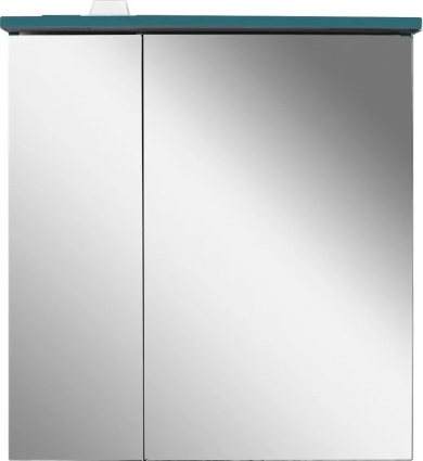 Зеркало-шкаф Am.Pm Spirit V2.0 60 R с LED-подсветкой, кобальтовый глянец