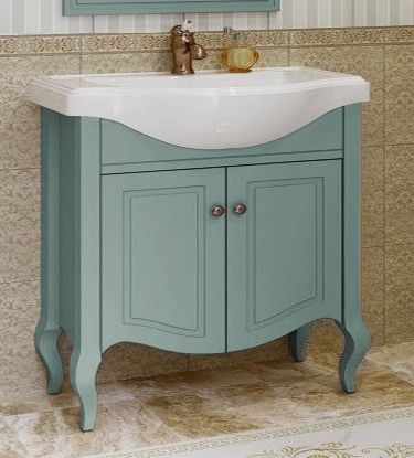Тумба для комплекта Caprigo Verona 80 blue white, 2 двери