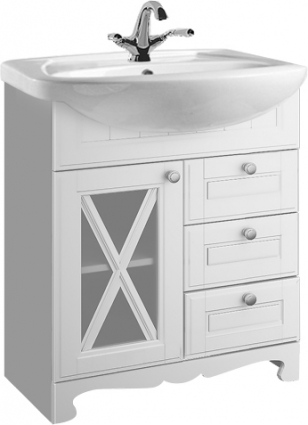 Тумба с раковиной Aqualife Design Дижон 65