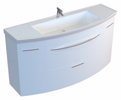 Тумба для комплекта De Aqua Лонг 140 белая