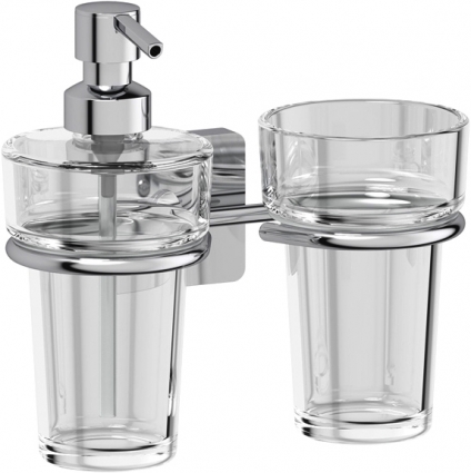 Стакан Ellux Avantgarde AVA 007-C05 с дозатором