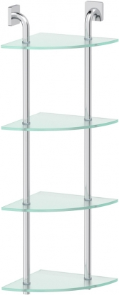 Полка Ellux Avantgarde AVA 056 4-ярусная, угловая, 26 см