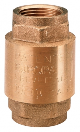 Обратный клапан Itap 100 Europa 1/2" пружинный муфтовый с металл. седлом