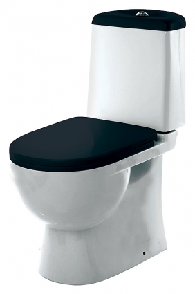 Унитаз-компакт Sanita luxe Best Color Black с микролифтом
