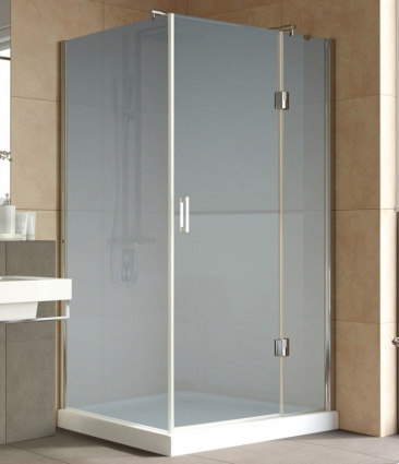 Душевой уголок Vegas Glass AFP-Fis Lux 120*90 08 10 R профиль глянцевый хром, стекло сатин