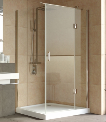 Душевой уголок Vegas Glass AFP-Fis Lux 120*90 08 01 R профиль глянцевый хром, стекло прозрачное