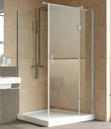 Душевой уголок Vegas Glass AFP-Fis Lux 120*90 07 01 R профиль матовый хром, стекло прозрачное