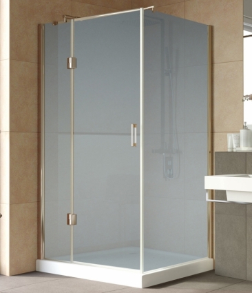 Душевой уголок Vegas Glass AFP-Fis Lux 120*90 05 10 L профиль бронза, стекло сатин