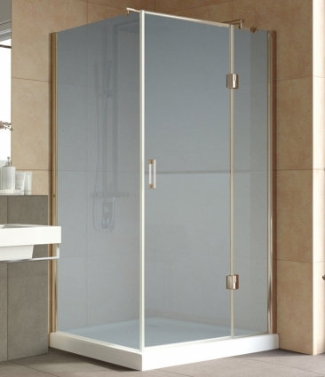 Душевой уголок Vegas Glass AFP-Fis Lux 120*90 05 10 R профиль бронза, стекло сатин