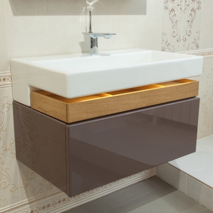Тумба для комплекта Jacob Delafon Terrace 80 коричневый лак