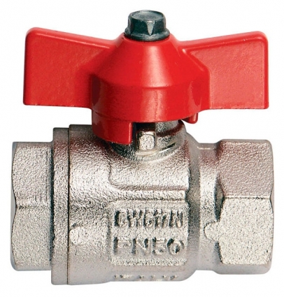 Шаровый кран Itap 092 Ideal 1 1/4" муфтовый полнопроходной, бабочка