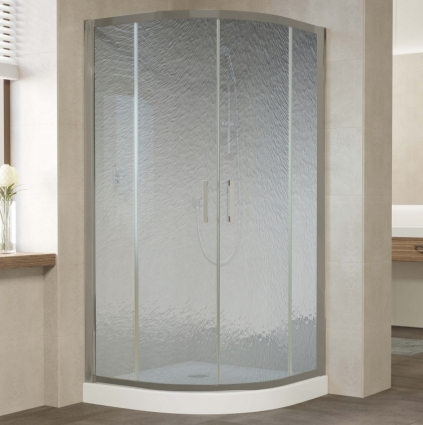 Душевой уголок Vegas Glass ZS 110 07 02 профиль матовый хром, стекло шиншилла