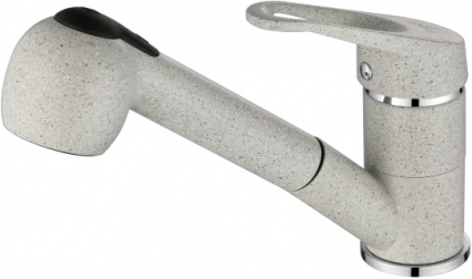 Смеситель Paulmark Holstein Ho214014-310 для кухонной мойки, серый