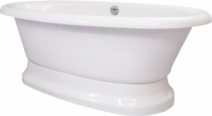 Ванна из искусственного камня Marmo Bagno Аззуро 180x90