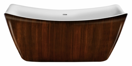 Акриловая ванна Lagard Meda Brown Wood