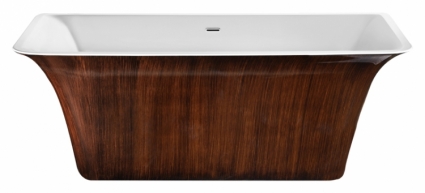 Акриловая ванна Lagard Evora Brown Wood