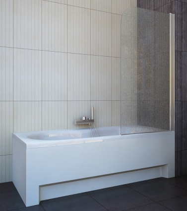 Шторка на ванну Koller Pool Waterfall Line QP93 R Chrome Grape
