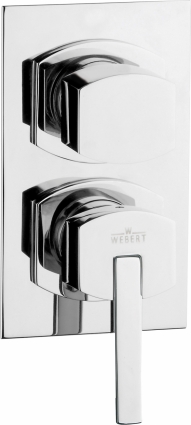 Смеситель Webert Azeta New AA860101015 С ВНУТРЕННЕЙ ЧАСТЬЮ, хром