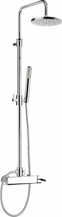 Душевая стойка Webert Azeta AZ870105015METAL хром