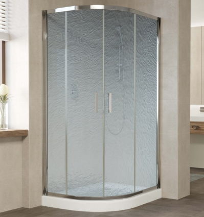 Душевой уголок Vegas Glass ZS-F 100*80 08 02 профиль глянцевый хром, стекло шиншилла