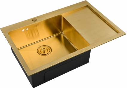 Мойка кухонная Zorg Inox Pvd SZR-7851-L Bronze