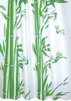 Штора для ванной Milardo Bamboo Green