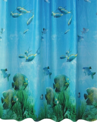 Штора для ванной Milardo Underwater