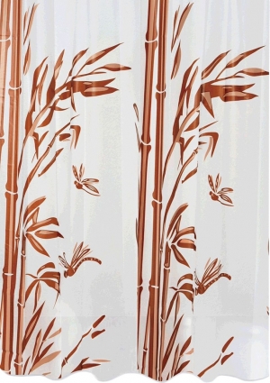 Штора для ванной Milardo Bamboo Brown