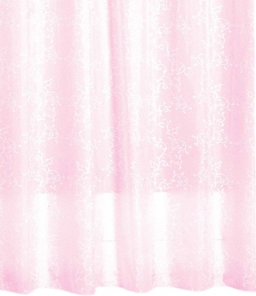 Штора для ванной Milardo Pink Leaf