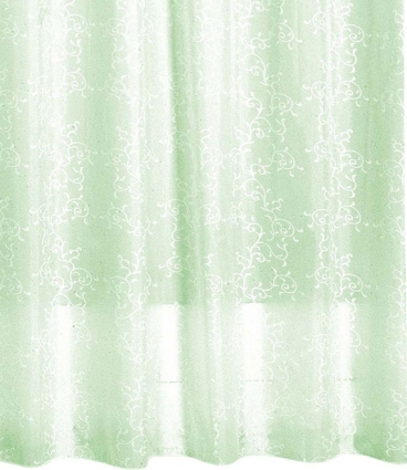 Штора для ванной Milardo Green Leaf