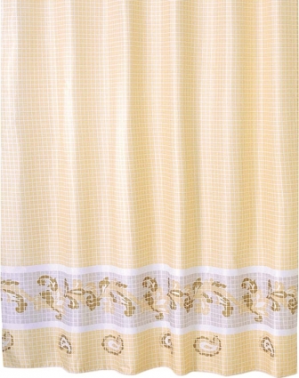 Штора для ванной Milardo Beige Fresco
