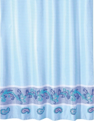 Штора для ванной Milardo Blue Fresco