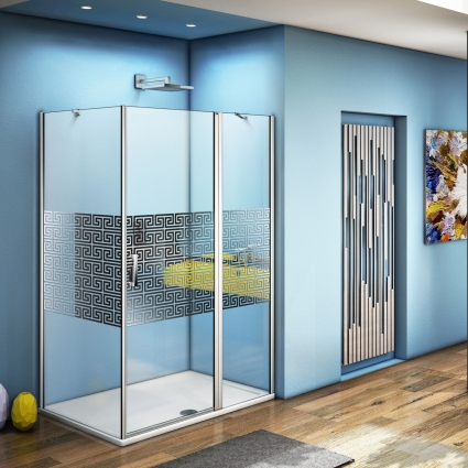 Душевой уголок Good Door Fantasy WTW+SP-F-CH 120x80