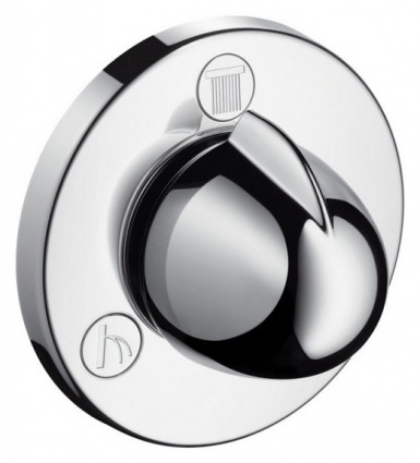 Переключатель потоков Hansgrohe Trio/Quattro E 15931000 для ванны с душем
