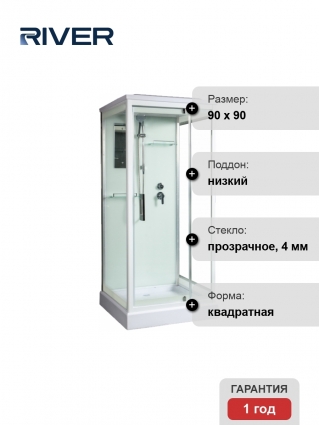 Душевая кабина River Tana 90/90 MT