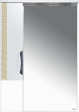 Зеркало-шкаф Misty Престиж 60 L золотая патина