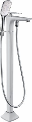 Смеситель Timo 4000/00-16Y-CRchrome /white напольный