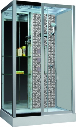 Душевая кабина Niagara Lux 7713W L серебристый матовый