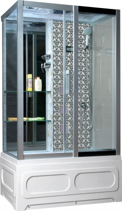 Душевая кабина Niagara Lux 7716W R серебристый матовый