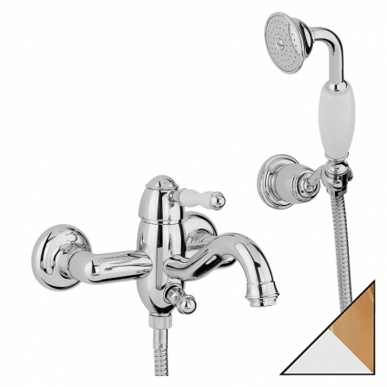 Смеситель Bandini Antico 855.620 CrOro для ванны с душем