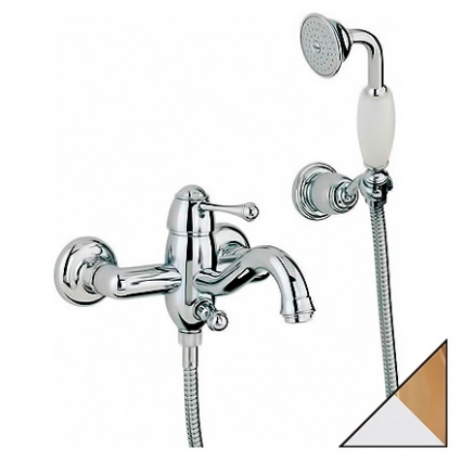 Смеситель Bandini Antico 855.120 CrOro для ванны с душем