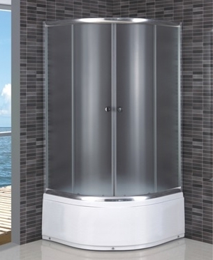 Душевой уголок Dolphin TN-109 90x90 с поддоном, стекло fabric