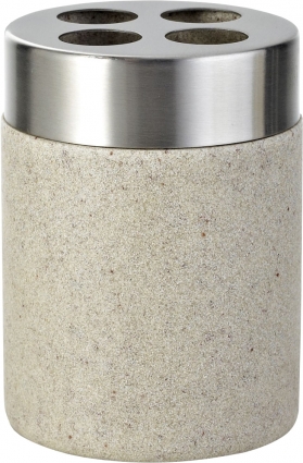 Стакан Ridder Stone 22010211 для зубных щеток, бежевый