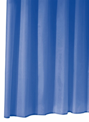 Штора для ванной Ridder Standard 31433 синяя, 240x180