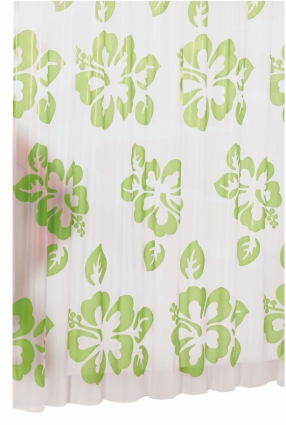 Штора для ванной Ridder Flowerpower 32355 зеленая