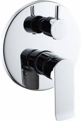 Смеситель BelBagno Disco DIS BASM CRM С ВНУТРЕННЕЙ ЧАСТЬЮ, для ванны с душем