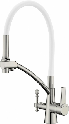 Смеситель Zorg Sanitary ZR 338-8 YF satin для кухонной мойки